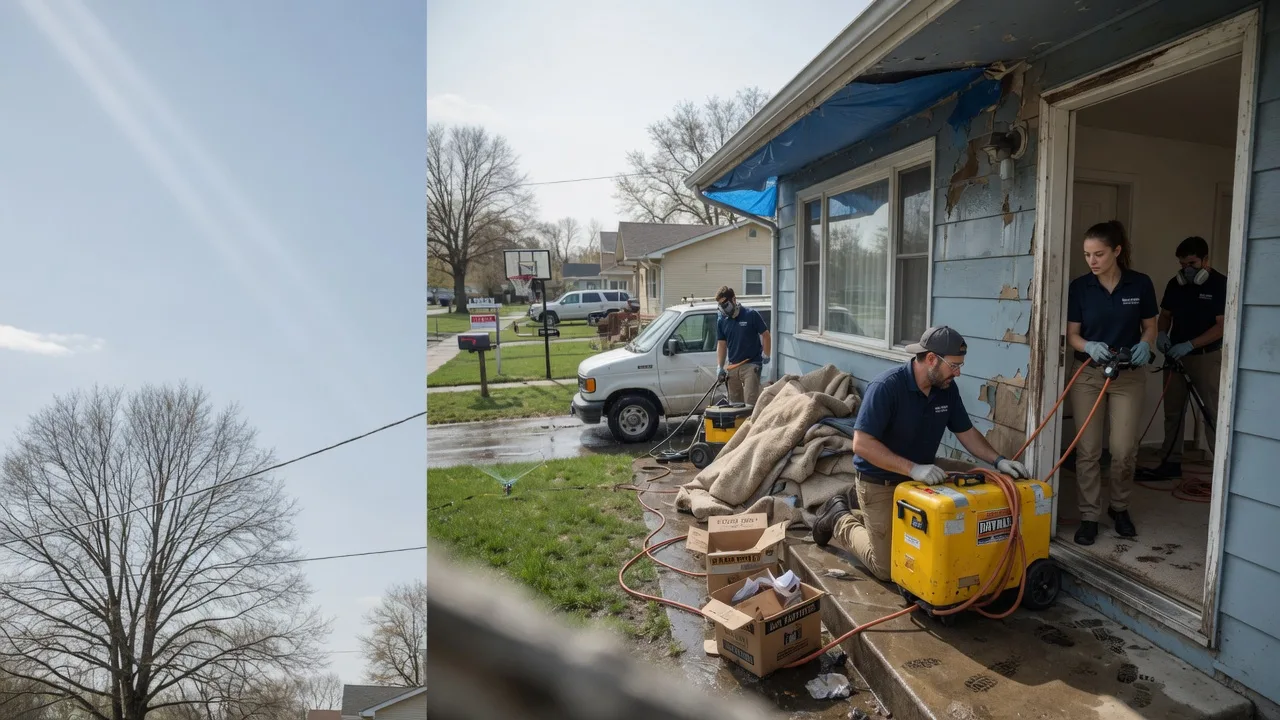 Basement Flood Cleanup in Earlsboro, OK near me